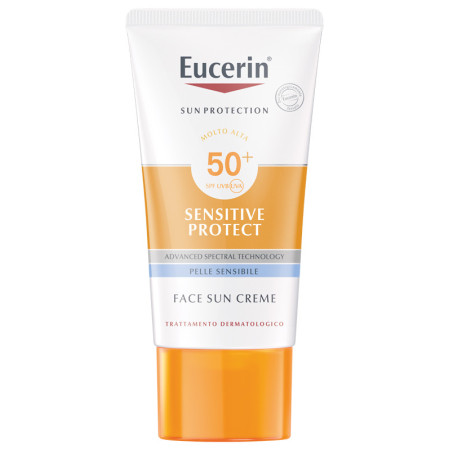 Eucerin Sun Crema Solare Viso FP 50 Pelle Normale a Secca 50 ml