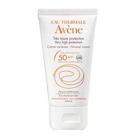 Avène Solare Crema Schermo Minerale Viso SPF 50 Protezione Molto Alta 50 ml