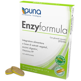 Guna Enzyformula Integratore Di Enzimi Digestivi 20 Compresse