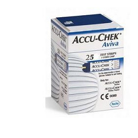 Accu-Chek Aviva Strisce Reattive Glicemia 25 Pezzi