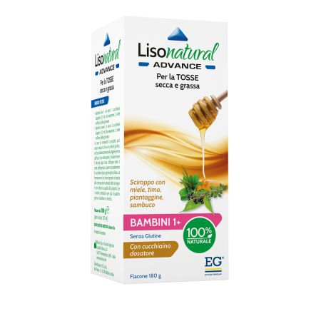 Lisonatural Advance Bambini Sciroppo Tosse Secca e Grassa 180 g