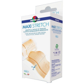 Master Aid Maxi Stretch Cerotto A Taglio Elastico Color Pelle Ipoallergenico 50x8 cm