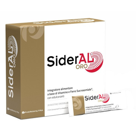 Sideral Oro Integratore Ferro e Vitamine 20 Bustine