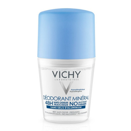Vichy Deodorante Mineral Roll-On Pelle Sensibile o Depilata 50 ml