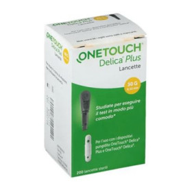 One touch Delica Plus Lancette Pungidito 200 Pezzi