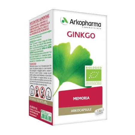 Arkocapsule Ginkgo Bio Integratore Per La Memoria 45 Capsule