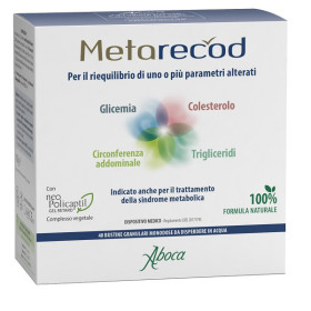 Aboca Metarecod Granulato Metabolismo Dei Trigliceridi e Col