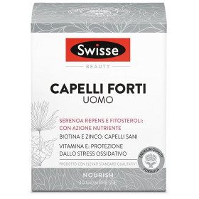 Swisse Beauty Capelli Forti Uomo Integratore Vitamine e Minerali 30 Compresse