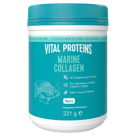 Vital Proteins Collagen Marine Integratore in Polvere Barattolo da 221 g