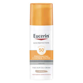 Eucerin Sun Photo Aging Control Tinted Anti-età Gel Crema SPF50 Colore Medium 50 ml