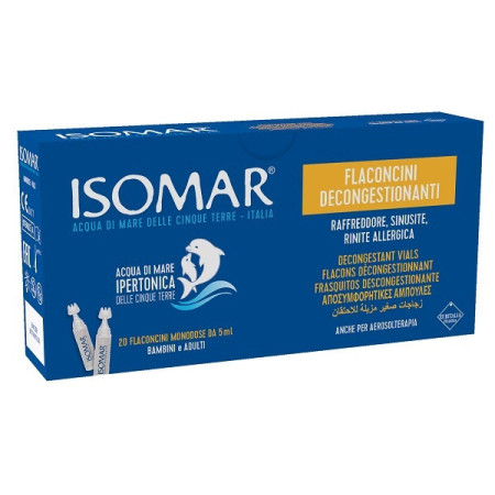 Isomar Naso Soluzione Nasale Decongestionante 20 Flaconcini