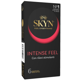 Akuel Skyn Intense Feel Profilattici 6 Pezzi