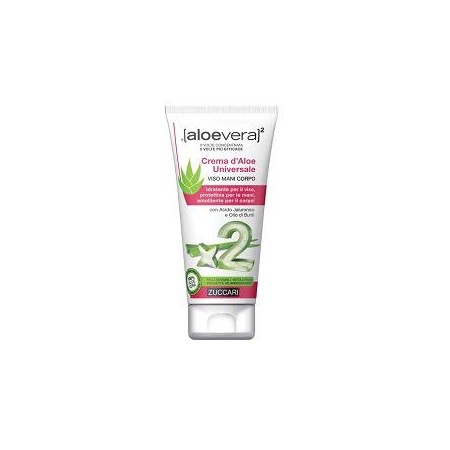Zuccari Aloevera2 Crema Aloe Universale Viso Corpo Mani 75 Ml