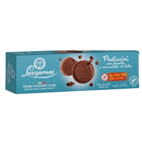 Lazzaroni Pasticcini Con Biscotto e Cioccolato al Latte Senza Glutine 100 g