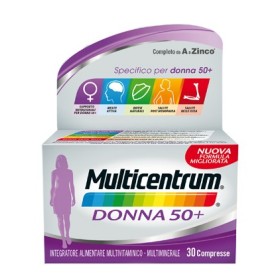 Multicentrum Donna 50  Integratore Multivitaminico Multiminerale 60 Compresse