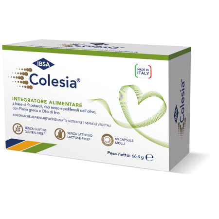 Colesia Integratore Per Trigliceridi e Colesterolo 60 Capsule Molli