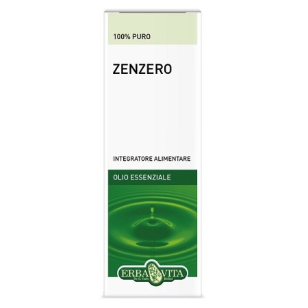Erba Vita Olio Essenziale Zenzero Integratore Digestivo 10 ml