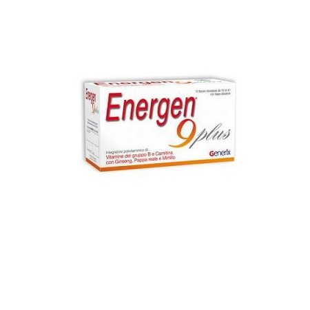 Energen 9 Plus Integratore 10 Flaconcini Orali