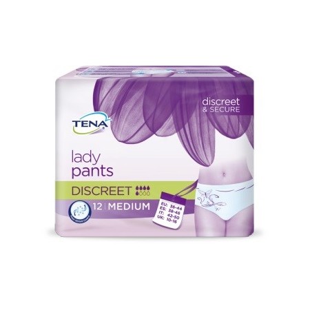 Tena Silhouette Normal Blanc Mutandine Assorbenti Taglia M 12 Pezzi