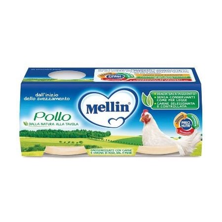 Mellin Omogeneizzato Di Pollo 2 x 80 g