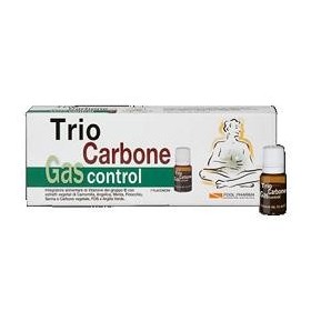Trio Carbone Gas Control Integratore Intestinale 7 Flaconcini
