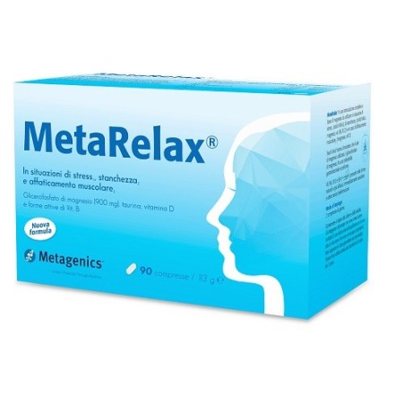 MetaRelax Integratore Contro Stress e Tensione Muscolare 90 Compresse