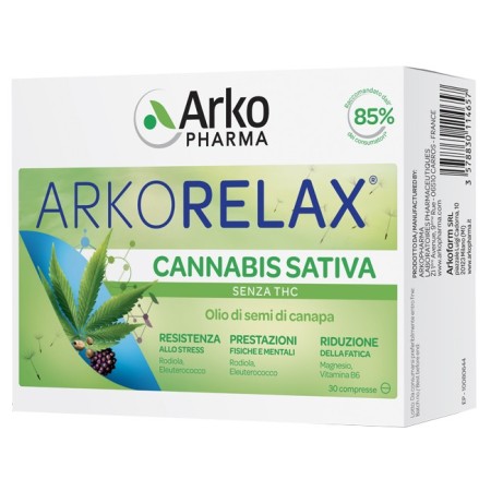Arkorelax Cannabis Sativa Integratore 30 Compresse