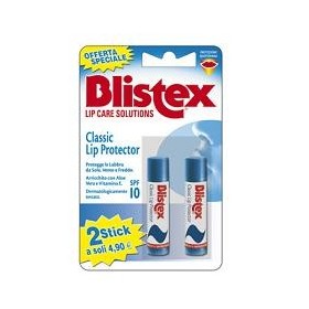 Blistex Classic Lip Protector SFP10 Balsamo Labbra 2 Stick