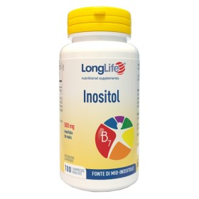 LongLife Inositol Integratore Metabolismo Dei Grassi a Base Di Inositolo 100 Tavolette