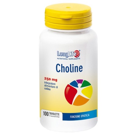 LongLife Choline Integratore Tonico 100 Tavolette