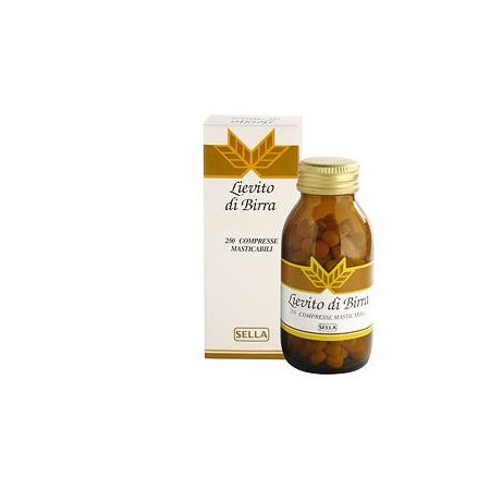Sella Lievito Di Birra Integratore Purificante 250 Compresse