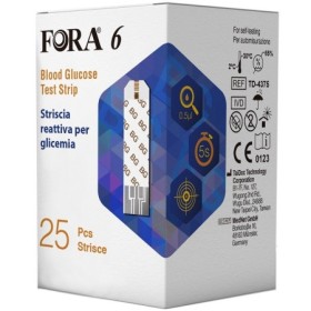 FORA 6 CONNECT GLICEMIA 25PZ