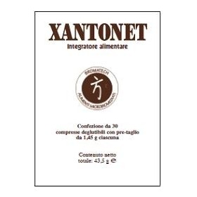 Xantonet Integratore Transito Intestinale 30 Compresse