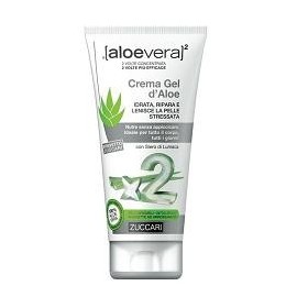 Zuccari AloeVera2 Crema Gel di Aloe Vera Idratante Corpo 150 ml