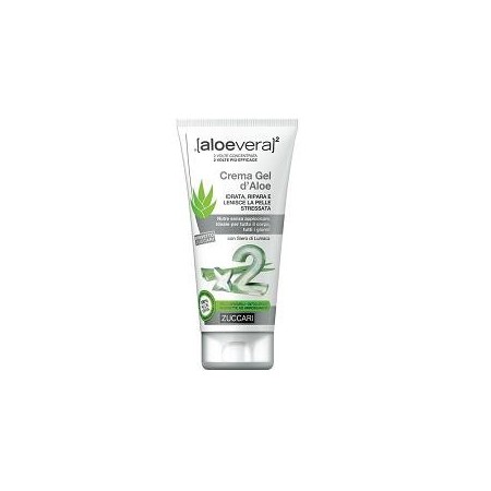 Zuccari AloeVera2 Crema Gel di Aloe Vera Idratante Corpo 150 ml