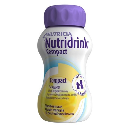 Nutridrink Compact Integratore Nutrizionale Gusto Vaniglia 4x125 ml