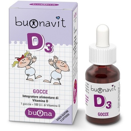 Buonavit D3 Integratore Di Vitamina D Per Ossa  Bambini Gocce 12 ml