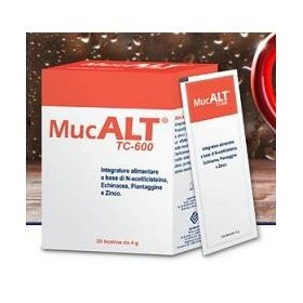 Mucalt TC 600 Integratore Benesse Vie Respiratorie 20 Bustine 4 g