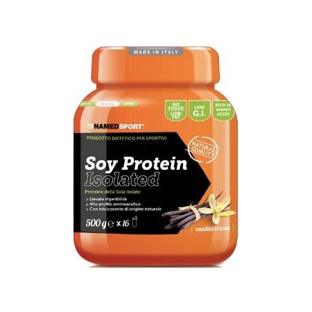 Named Sport Soy Protein Isolate Vanilla Cream Integratore Proteico 500 g