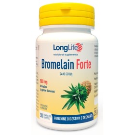 LongLife Bromelain Forte 500 mg Integratore 30 Compresse