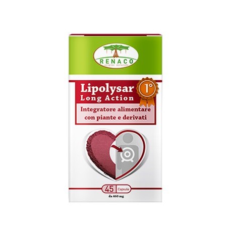 Renaco Lipolysar Long Action Integratore 45 Capsule