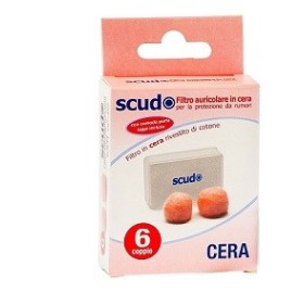 Earplug Scudo Cera Filtro Auricolare 6 Paia