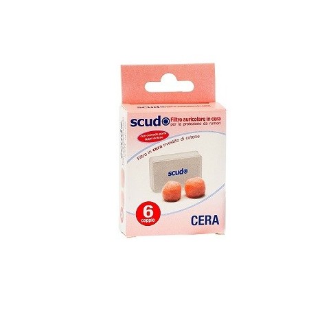 Earplug Scudo Cera Filtro Auricolare 6 Paia