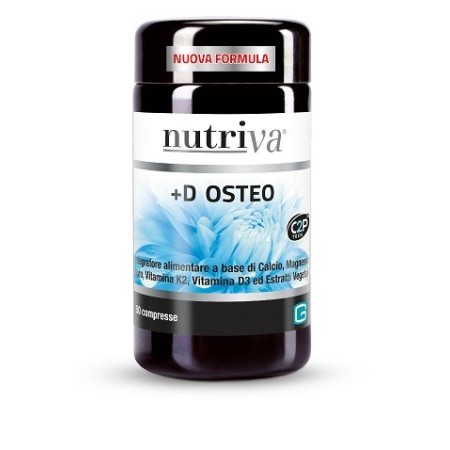 Nutriva D  Osteo Integratore Vitamina D3 50 Compresse