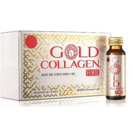 Gold Collagen Forte Integratore Antiage 10 Flaconcini