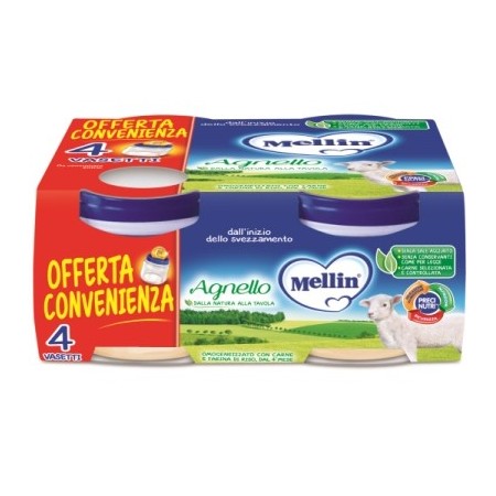 MELLIN OMOG AGNELLO 4X80G