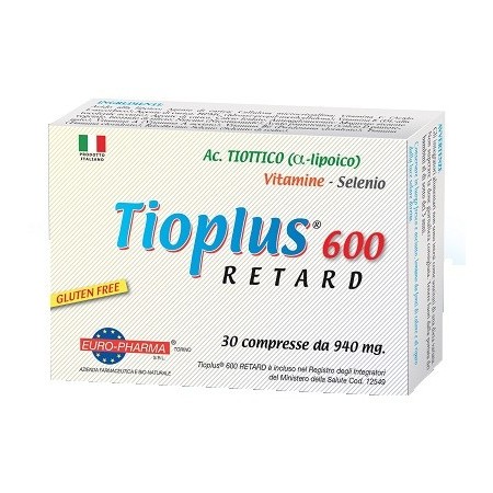 Tioplus 600 Retard Integratore Antiossidante Cellule 30 Compresse