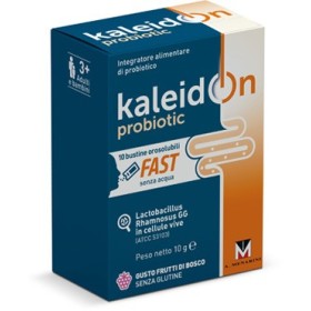 Kaleidon Probiotic Fast Frutti di Bosco Integratore Probiotico 10 Bustine Orosolubili