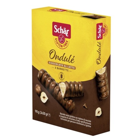 Schar Ondulé Barrette Al Cioccolato Senza Glutine 90 g