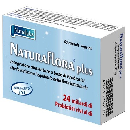 NaturaFlora Plus Integratore Intestinale 60 Capsule